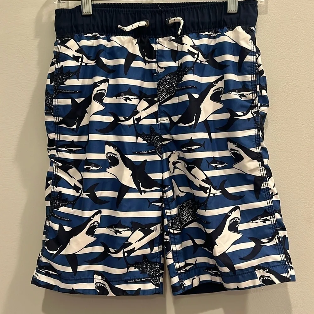 GAP - boys swim trunks, bathing suit. Shark print. Size boys XL